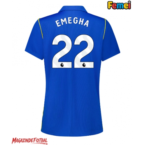 Chelsea Emmanuel Emegha #22 Tricou Fotbal Replică 2026-27 Femei Acasa Chelsea Emmanuel Emegha #22 Tricou Fotbal Replică 2026-27 Femei Acasa